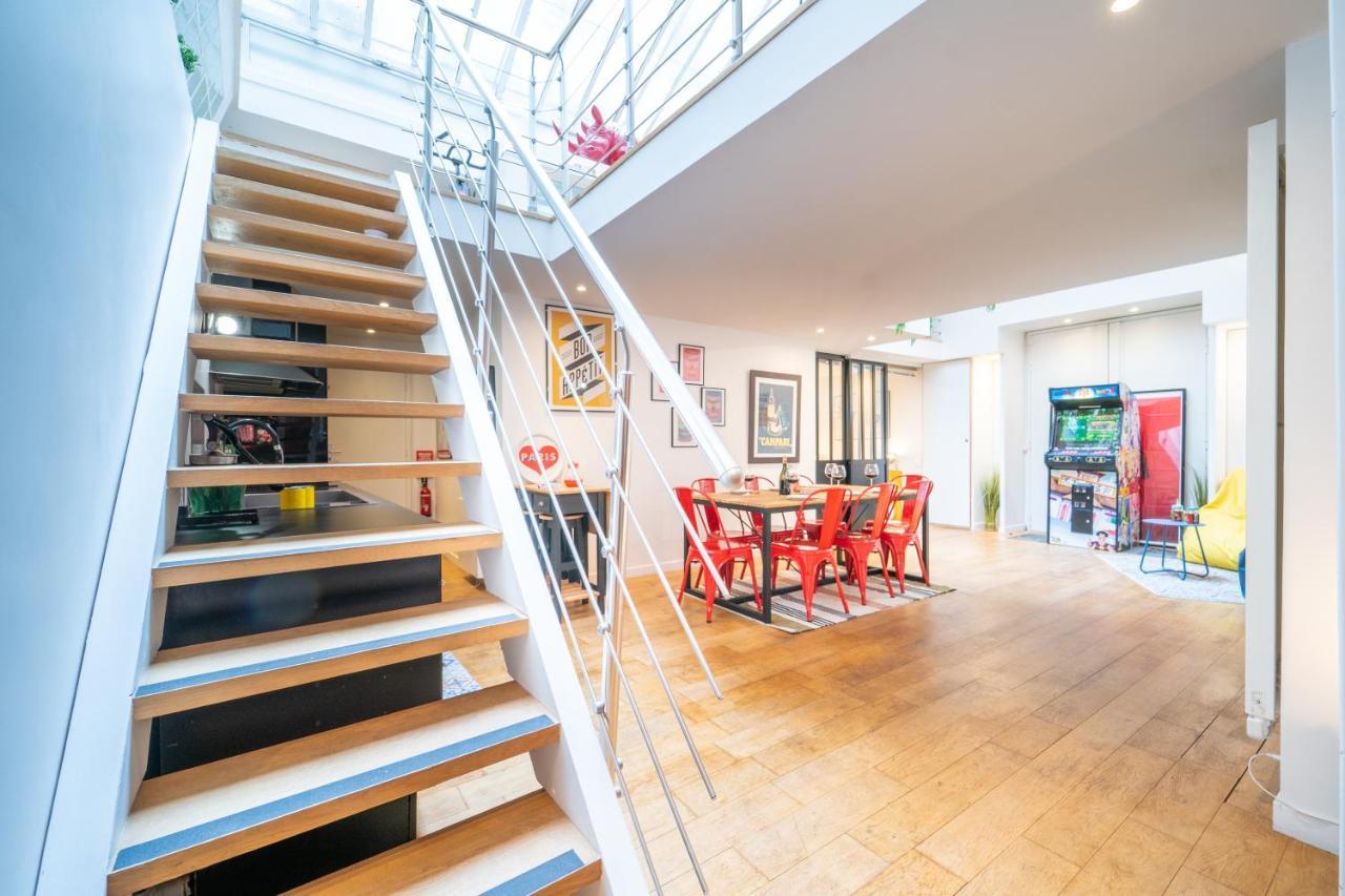 Loft Familial Au Coeur De Paris Avec Clim, Arcade Et Baby-Foot Proche Republique Et Canal St Martin Exterior foto