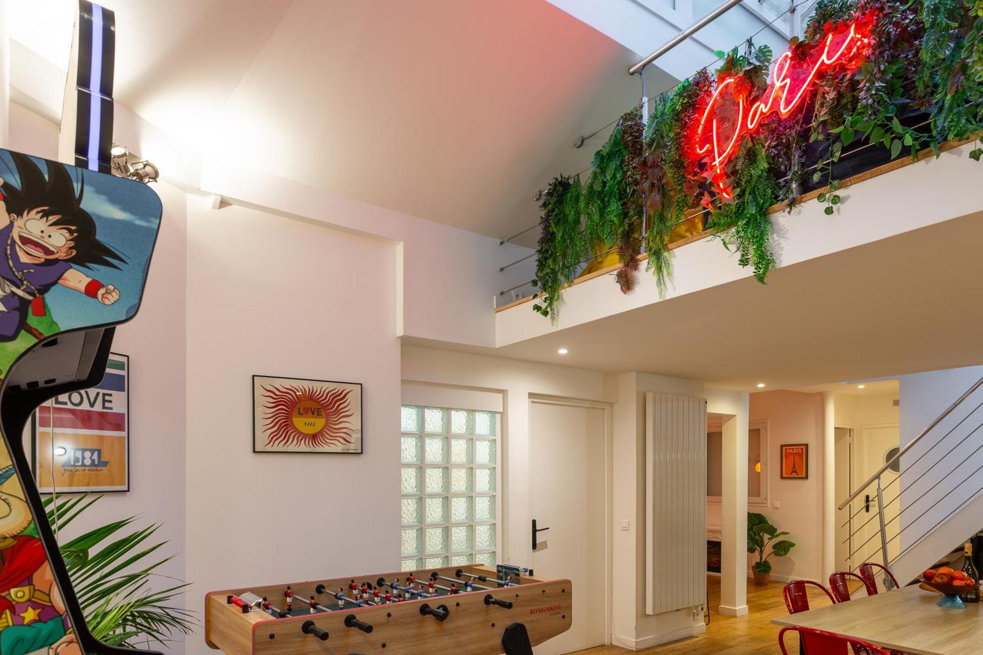 Loft Familial Au Coeur De Paris Avec Clim, Arcade Et Baby-Foot Proche Republique Et Canal St Martin Exterior foto