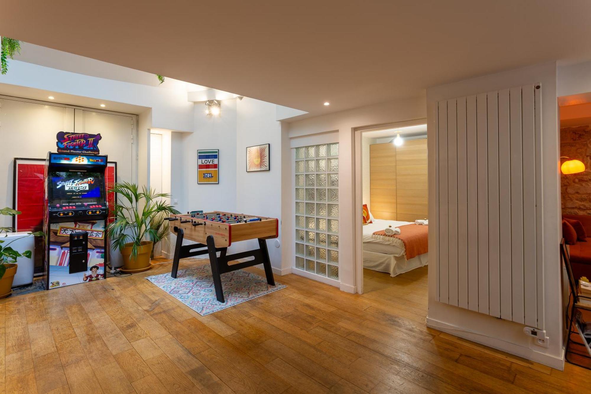 Loft Familial Au Coeur De Paris Avec Clim, Arcade Et Baby-Foot Proche Republique Et Canal St Martin Exterior foto